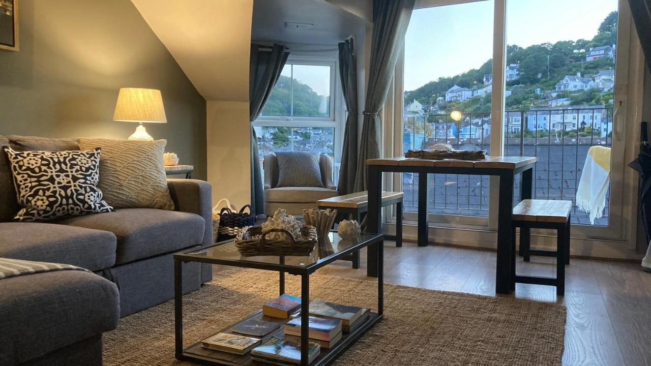 Looe With A View - Entire Apartment With Free Allocated Parking Exteriör bild